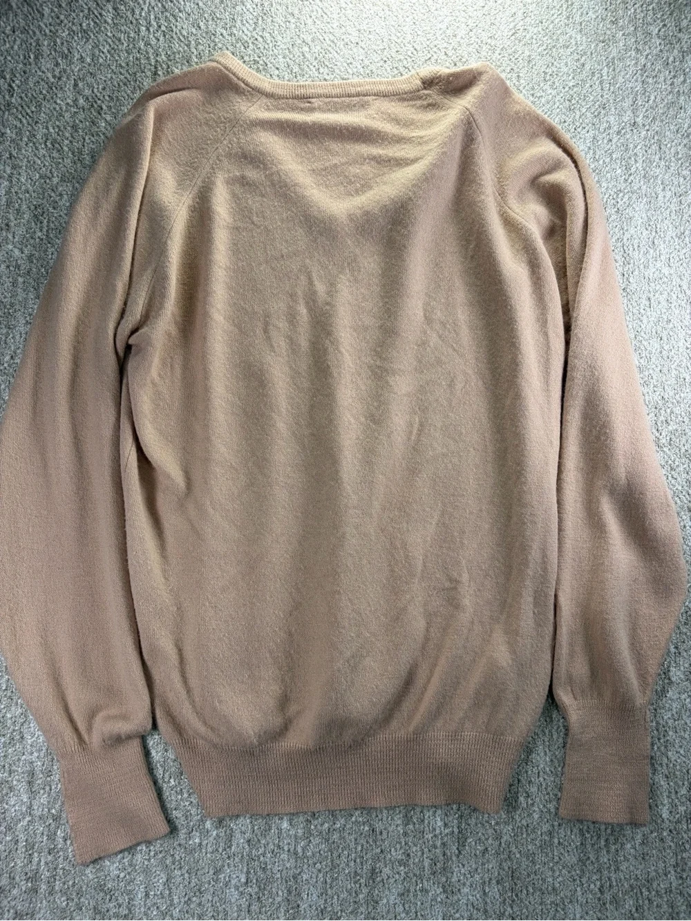 Dior Vintage Men's V-Neck Sweater in Light Brown